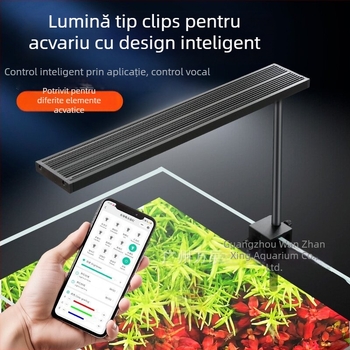 Lumină LED inteligentă pentru acvariu, cu spectru complet, 12–24W, 0,4 kg