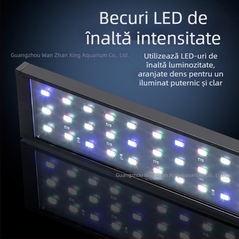 Lumină LED inteligentă pentru acvariu, cu spectru complet, 12–24W, 0,4 kg