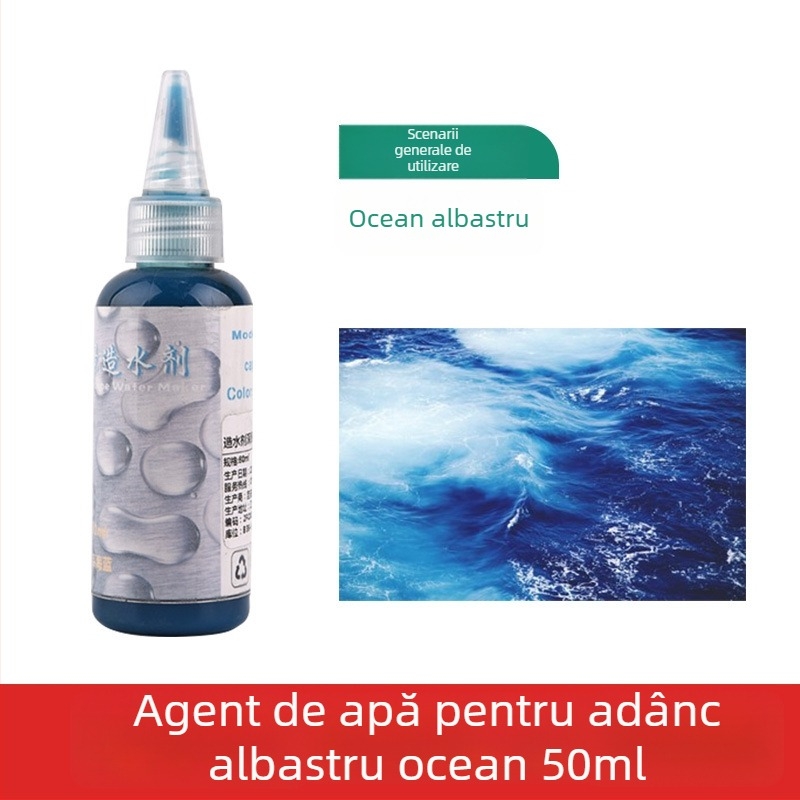 Pastă pentru peisaj acvatic pentru diorame, pastă de creare a apei pentru scene Ocean și Râu, The Crab Kingdom, model de construcție (Material: Altul; Categorie: Model de clădire; Vârstă: 15–35; Fără electricitate)