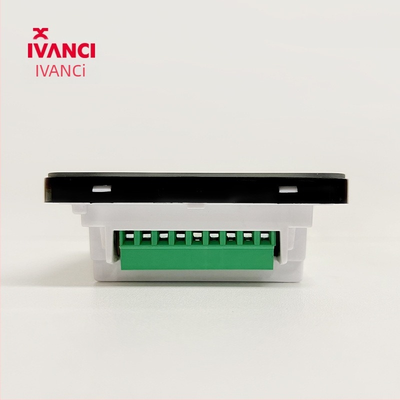 Fansheng Panou de control inteligent pentru încălzire prin podea cu LCD termostat, instalare manuală, AC110-250V, 50/60Hz, ecran mare, control temperatură pentru încălzire prin podea cu apă