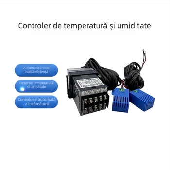 Cabinet de distribuție de înaltă tensiune — Controler inteligent pentru temperatură și umiditate, montaj pe panou, 220V, utilizare industrială, Zhongchu Electric Power