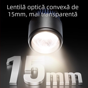 Lampă LED pentru acvariu cu clips, focalizare reglabilă (Brand: yee; Putere: 3W-50W; Greutate: 600g; Material: PC ignifug; Funcție: Iluminare)