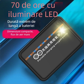 Pompa portabilă USB de oxigen cu LED pentru pescuit – dual-use (Nu este importat · Altă regiune · Comerț transfrontalier: Da)