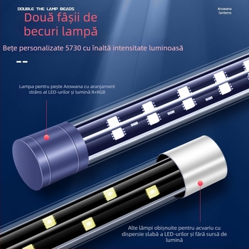 Iluminare LED pentru acvariu (Material: Plastic; Funcție: Iluminare acvariu; Brand: Crazy Water Grass; Putere: la alegere)