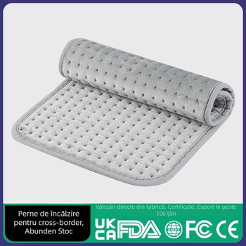 MW-001 Padă de încălzire multifuncțională, 9 niveluri de temperatură, 12-ore temporizator, 75W, 110V, țesătură Crystal Super Soft