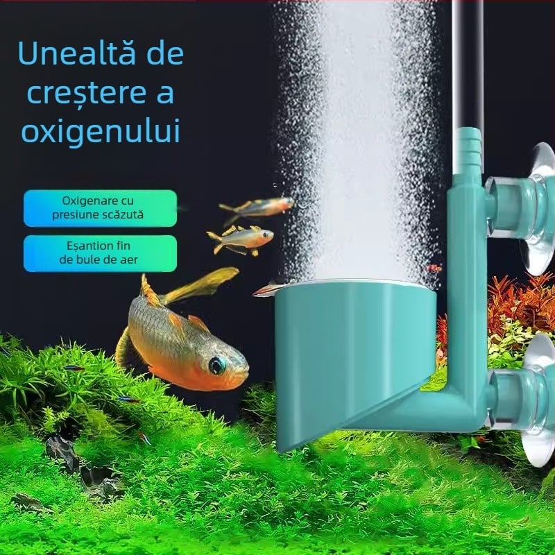 Placă cu bule nano pentru acvariu — difuzor de oxigen, bule ultra-dense, nanomaterial, 20 g