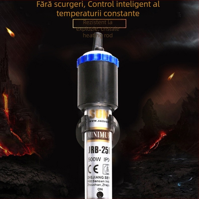 Sârmă de încălzire pentru acvariu, tub de cuarț, seria JRB, brand Jialu, putere 50–500 W