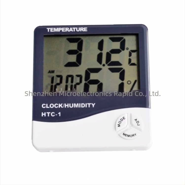 Higrometru-thermometru digital, rezoluție 0.1°C, interior/exterior, HTC-2 cu sondă, Quick Micro
