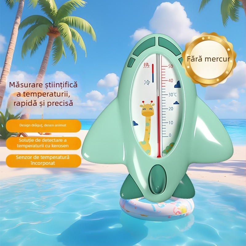 Termometru de apă pentru baie pentru bebeluși, cu afișaj, marca Good ibe, origine Beijing, măsoară temperatura apei, rezoluția temperaturii așa cum este în imagine