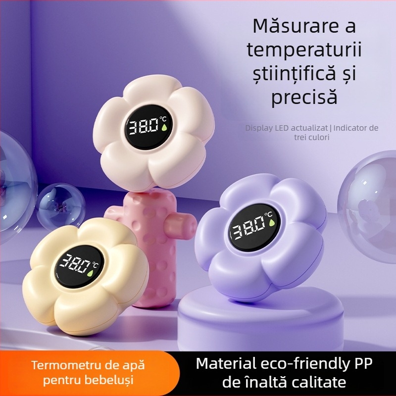 Termometru de apă pentru baie, pentru sugari, interval 0-80°C