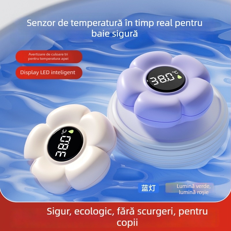 Termometru de apă pentru baie, pentru sugari, interval 0-80°C