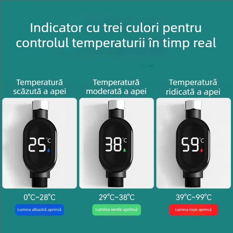 Termometru de apă pentru duș, Pengyi HUASWDJ, pentru uz casnic