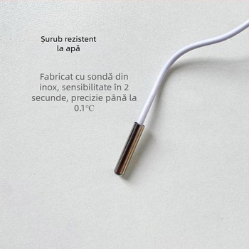 Termometru de apă pentru baie de bebeluș cu afișaj digital, impermeabil, Bobo