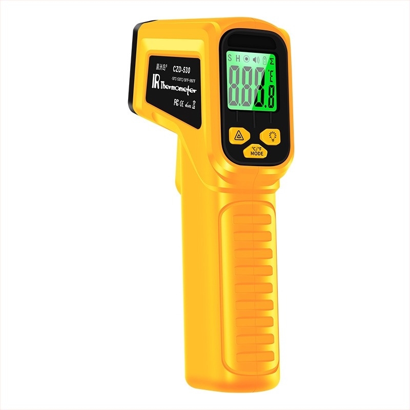 Termometru cu infraroșu portabil pentru uz industrial, timp de răspuns 0,5 s, alimentare cu baterii 2×1,5 V