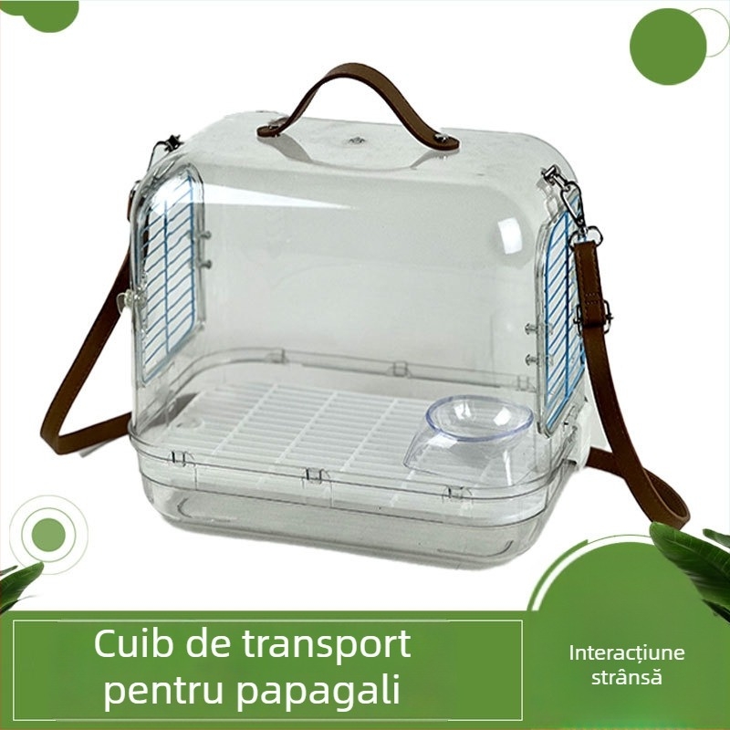 Cușcă metalică pentru păsări – vizualizare în aer liber, neimportată, potrivită pentru păsări