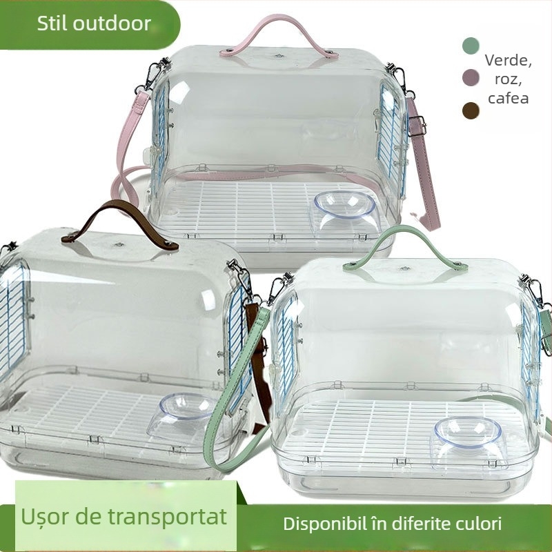 Cușcă metalică pentru păsări – vizualizare în aer liber, neimportată, potrivită pentru păsări