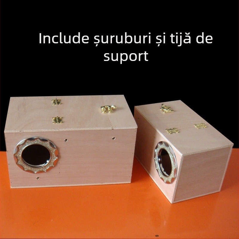 Cutie de înmulțire pentru budgerigar, din lemn, orientare orizontală, Chengxi