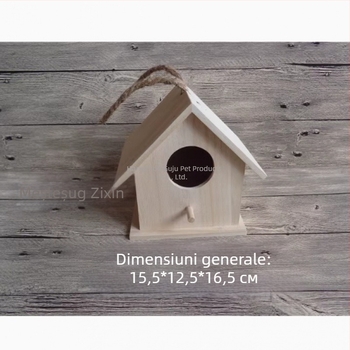 GUOJJ cuib pentru păsări – cuib decorativ exterior din oțel cu conținut scăzut de carbon, model 1001342634