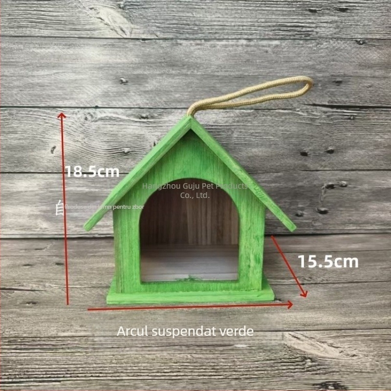 GUOJJ cuib pentru păsări – cuib decorativ exterior din oțel cu conținut scăzut de carbon, model 1001342634