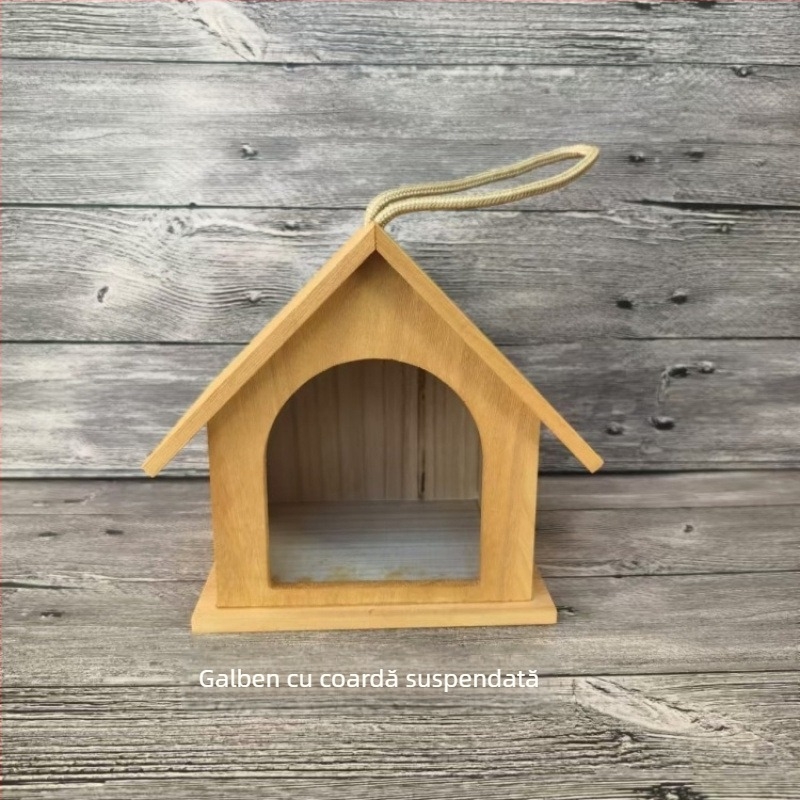 GUOJJ cuib pentru păsări – cuib decorativ exterior din oțel cu conținut scăzut de carbon, model 1001342634