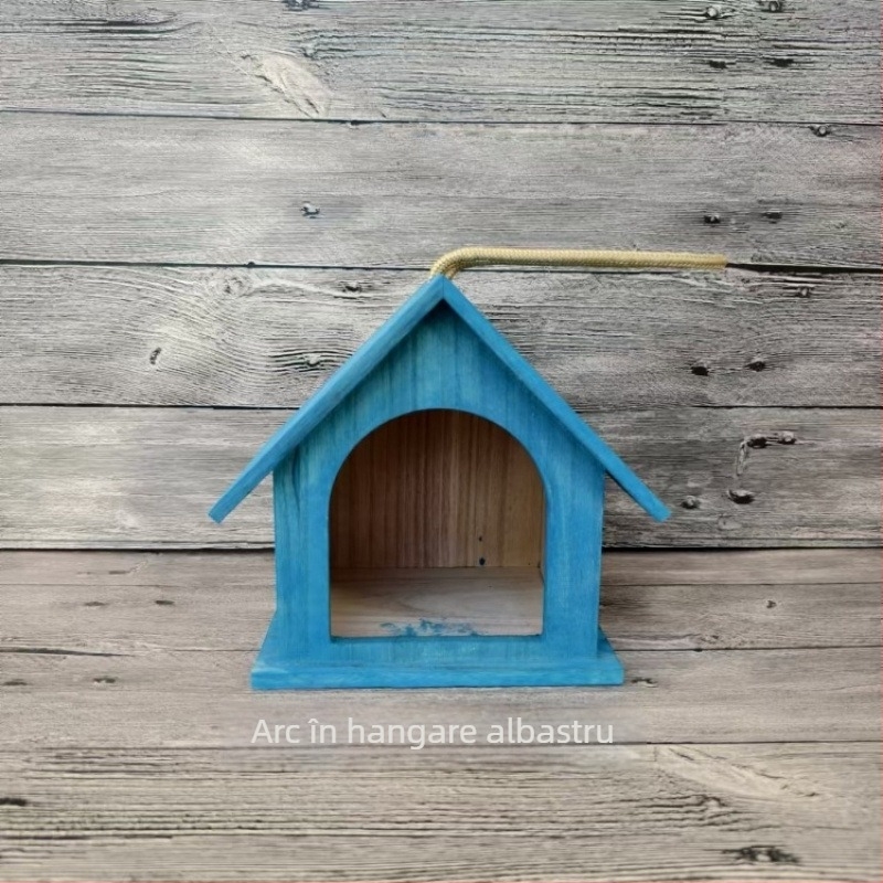 GUOJJ cuib pentru păsări – cuib decorativ exterior din oțel cu conținut scăzut de carbon, model 1001342634