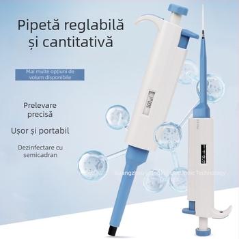 Pipetă de laborator cu un singur canal, reglabilă, model YY11-YY31, marcă Trickle, greutate 200 g