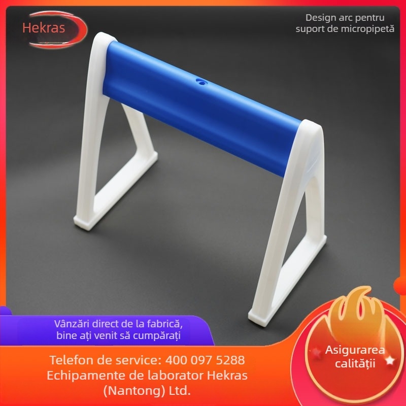 Suport arc pentru pipete – compatibil cu pipetele Dalong, Eppendorf și Baiduo (Tip A, din plastic; model Tripod)