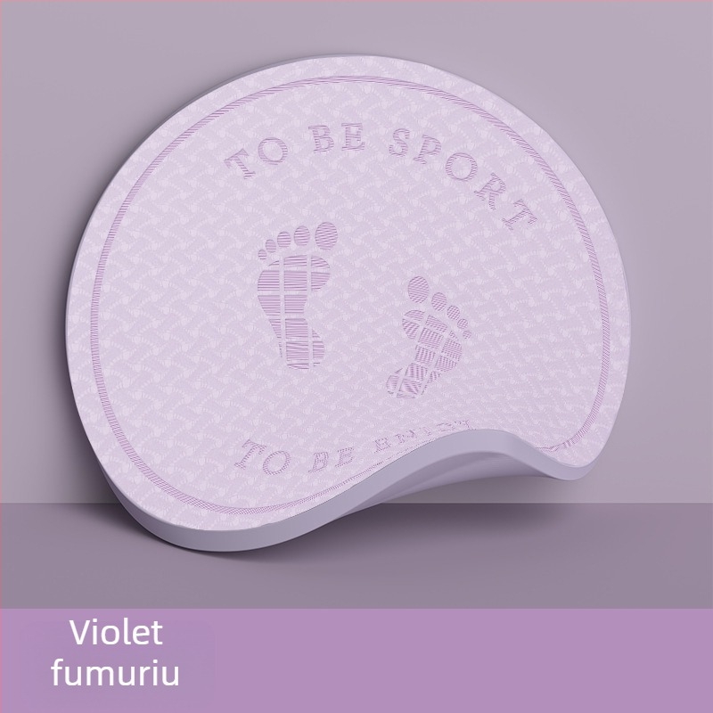 Covoraș pentru sărit cu coarda, fără fir – covor de yoga cu absorbție a șocurilor și izolare fonică, material TPE, greutate 1200 g, grosime 20 mm, model cu dungi