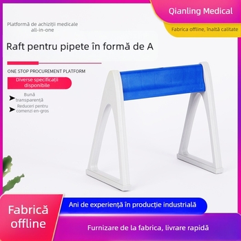 Raft pentru pipete în formă de A, din plastic, dublu față, diagonal, 3/4/5/6 orificii, origine Jiangsu, producător Qianling
