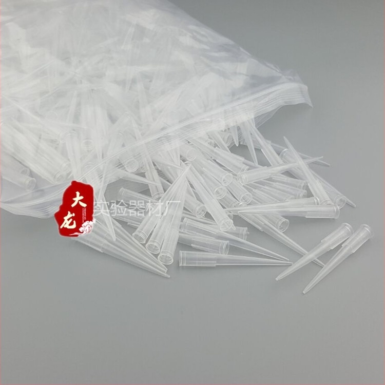 Vârfuri de pipetă 200 μL | Material PP | 1000 buc./pachet | Domestic Consumables