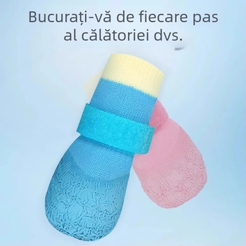 Pantofi pentru câini – toate anotimpurile – impermeabili, antiderapant, rezistenți la uzură (Material: Poliester; Brand: Seven Oh; Stil: Leisure)