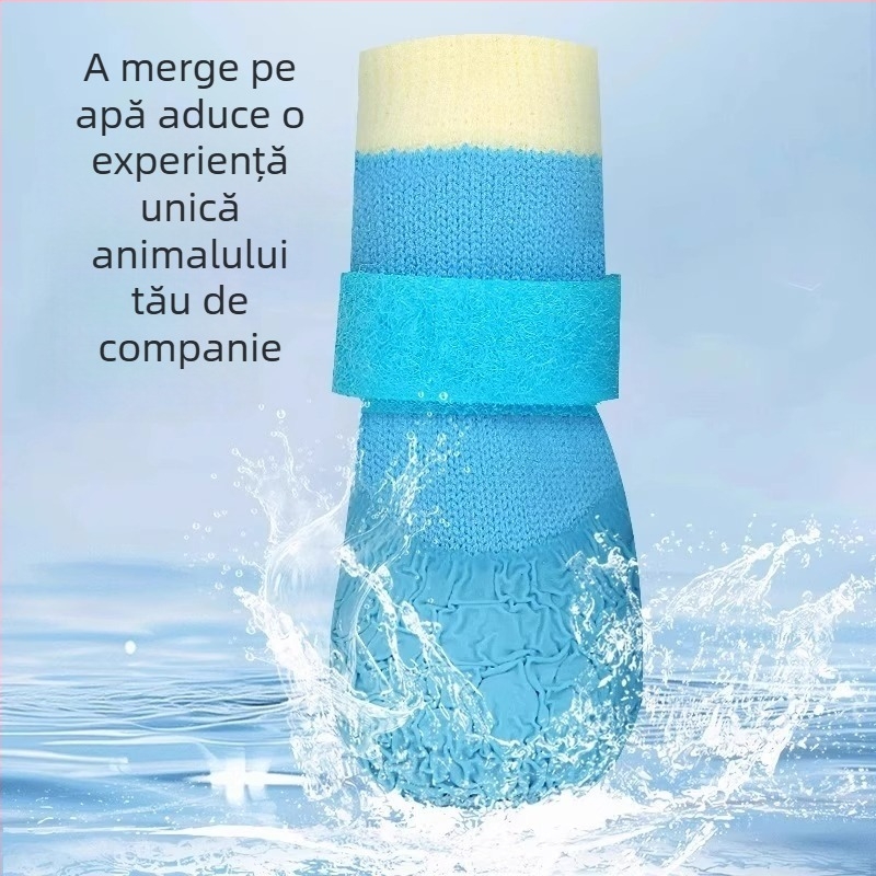 Pantofi pentru câini – toate anotimpurile – impermeabili, antiderapant, rezistenți la uzură (Material: Poliester; Brand: Seven Oh; Stil: Leisure)