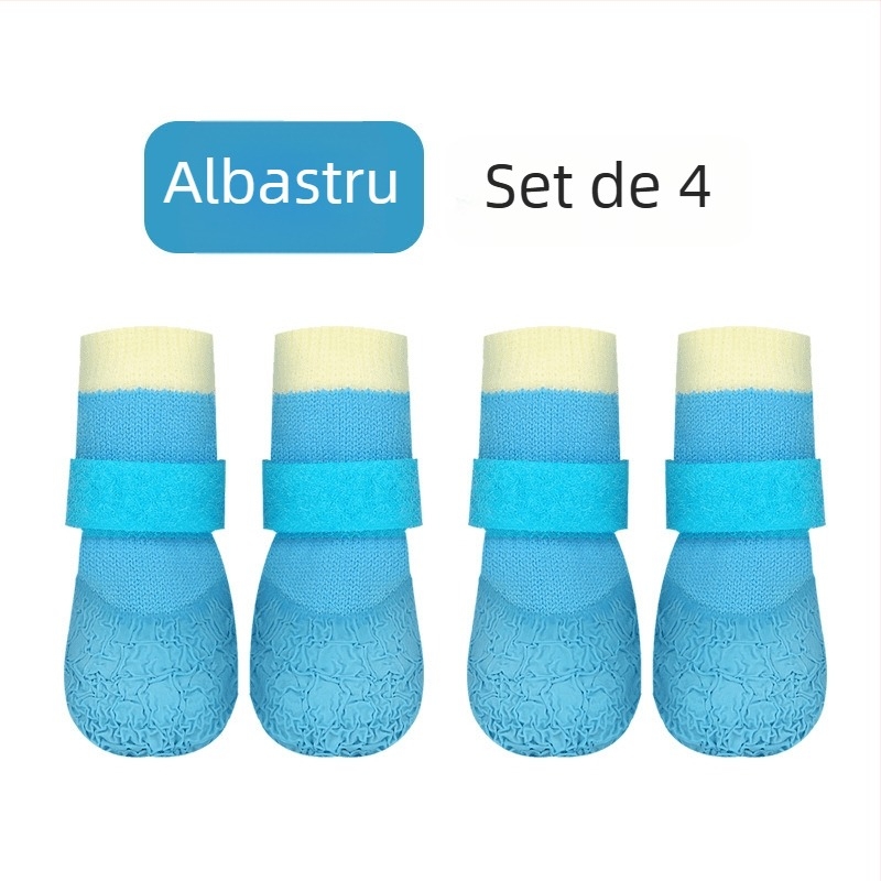 Pantofi pentru câini – toate anotimpurile – impermeabili, antiderapant, rezistenți la uzură (Material: Poliester; Brand: Seven Oh; Stil: Leisure)