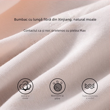 Chiloți pentru menstruație cu protecție antibacteriană, 3 straturi împotriva scurgerilor, talie înaltă; material principal 95% bumbac, căptușeală în zona intima 100% bumbac