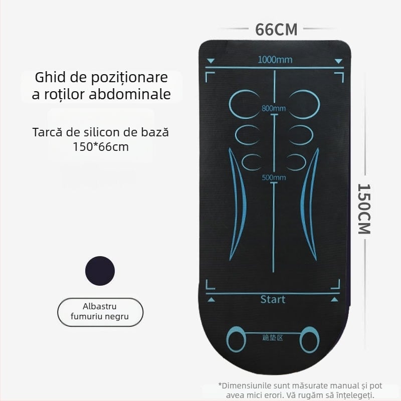 Covoraș pentru rola abdominală, cu amortizare, antiderapant, din spumă