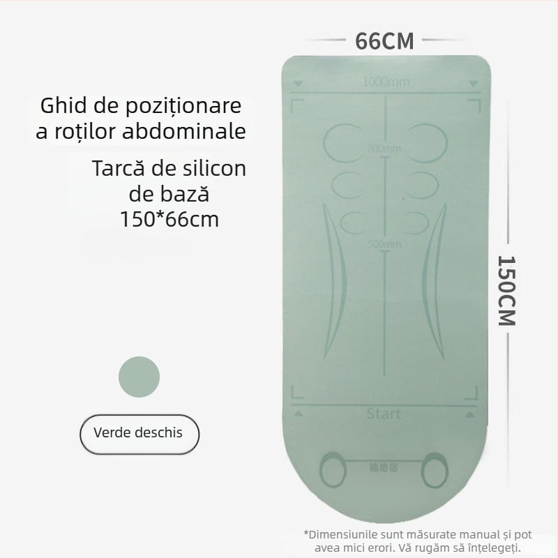Covoraș pentru rola abdominală, cu amortizare, antiderapant, din spumă