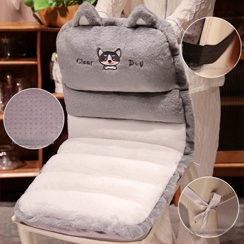 Perna de scaun din pluș, cu umplutură PP cotton, personalizabilă, pentru birou, sufragerie, dormitor, studiu, stil desen animat