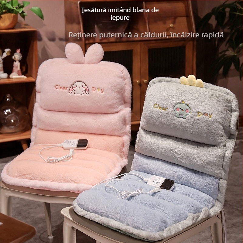 Perna de scaun din pluș, cu umplutură PP cotton, personalizabilă, pentru birou, sufragerie, dormitor, studiu, stil desen animat