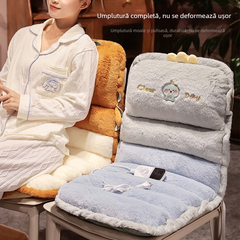 Perna de scaun din pluș, cu umplutură PP cotton, personalizabilă, pentru birou, sufragerie, dormitor, studiu, stil desen animat