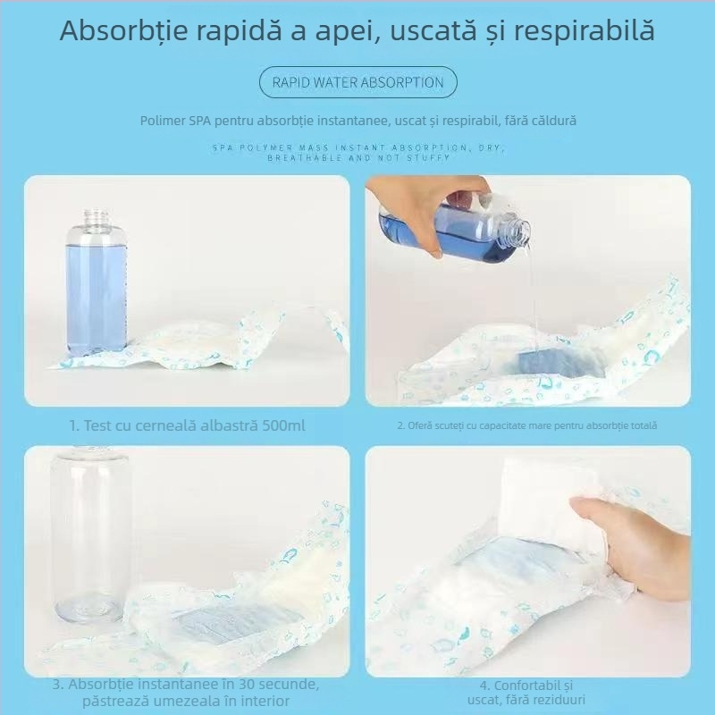 Klingbell Pantaloni de perioadă pentru animale, îngroșați, cu absorbție înaltă, etanși la scurgeri, de unică folosință, Cod A3; Materiale: țesături nețesute, pulpă de lemn, peliculă PE, rășină absorbantă