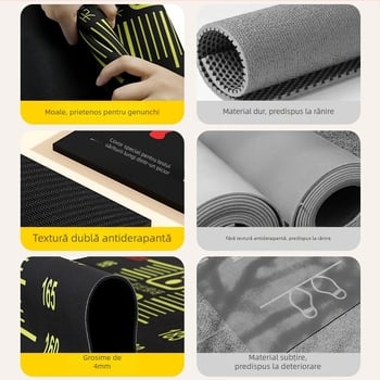 Covoraș pentru testul de săritură în picioare — antiderapant, pentru uz casnic, pentru copii, covoraș sportiv, din stofă de calitate