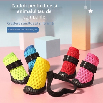 Pantofi pentru câini Hartley, din plasă, respirabili, stil de relaxare