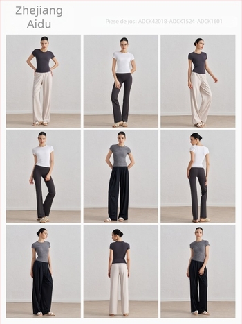 Tricou de yoga pentru femei, cu mâneci scurte, respirabil, material SNU, 91% nylon + 9% spandex, lungime șolduri, croială slim