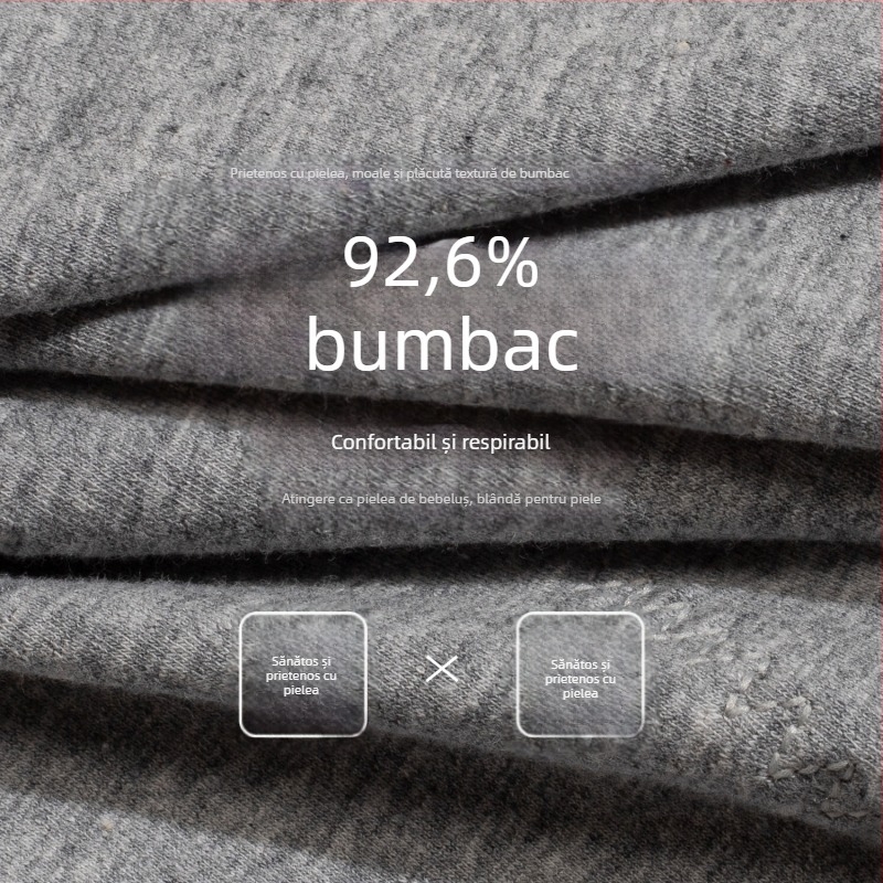 Chiloți pentru femei din bumbac 92% – țesătură principală 92% bumbac, căptușeală în zona inghinală 100% bumbac, talie înaltă, protecție împotriva scurgerilor în timpul ciclului