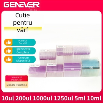 Jiannuowei Cutie pentru Vârfuri Pipetă (10 µL, 200 µL, 5 mL, 10 mL)
