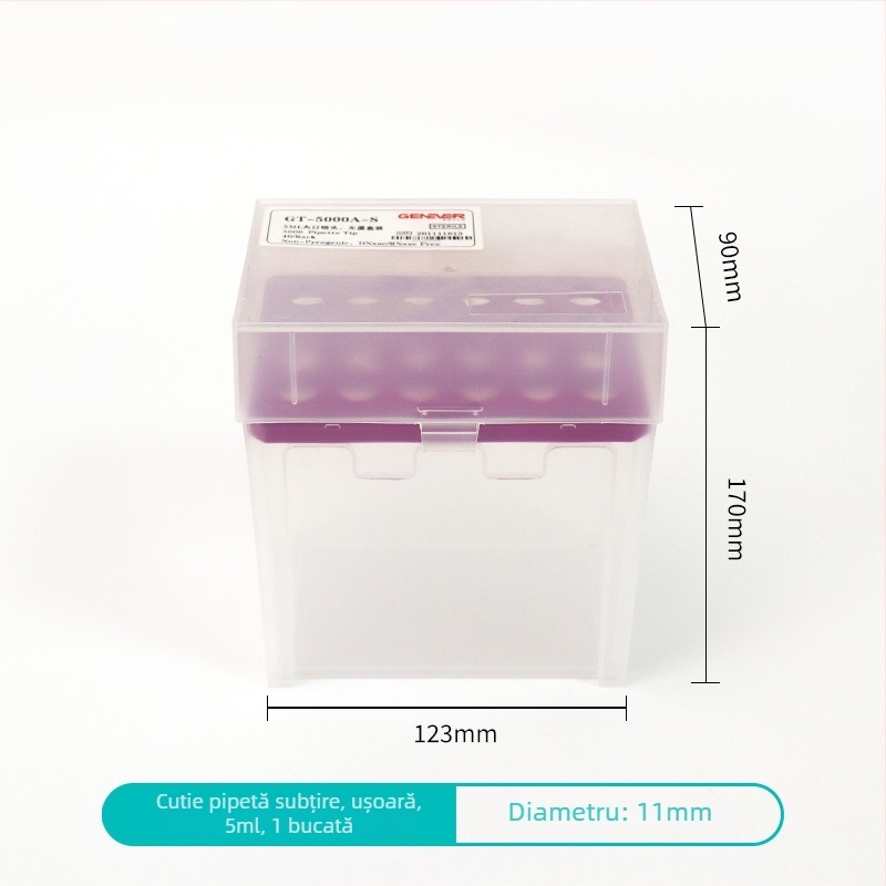 Jiannuowei Cutie pentru Vârfuri Pipetă (10 µL, 200 µL, 5 mL, 10 mL)