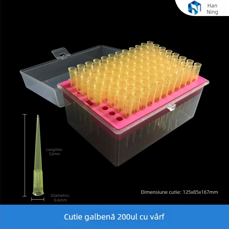 Vârfuri de pipetă filtrante, de unică folosință, 10–1000 μL, ambalaj steril, Han Yining