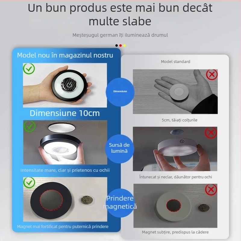 Lumină LED pentru plafonul interior al mașinii - Mercedes, universală, carcasă din plastic, procesare personalizabilă