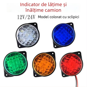 Indicator de lățime pentru camioane și semiremorci – LED 12/24V, IP68, 3W, 6000K