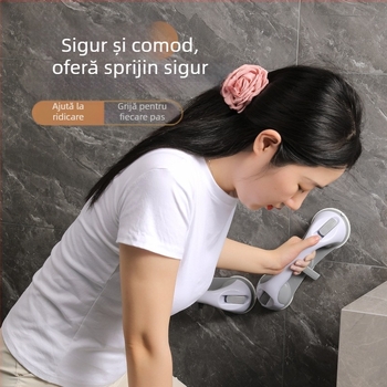 Mâner de duș cu ventuză – prindere de siguranță multifuncțională, din plastic, Modelul 7183, Brand Jihui